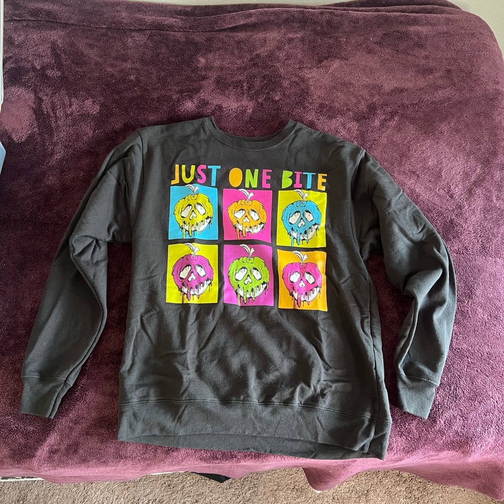 Disney Poison Apple sweatshirt size adult small only worn a few times